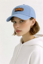 Light Blue Baseball Cap With A