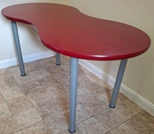 Vintage Red Ikea kidney shaped