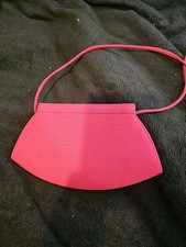 Jacques Vert Clutch Party Bag Fuchsia Pink Occasional Strapped Women's