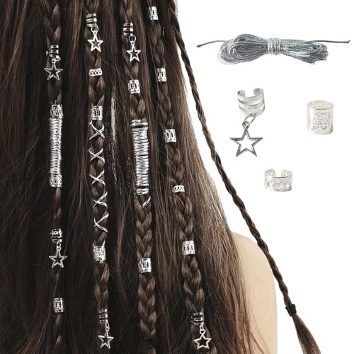 36pcs star decor diy hair - 36pcs, ring