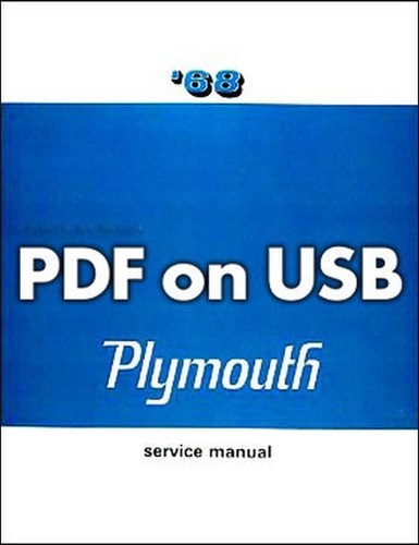 1968 plymouth usb - 1968,