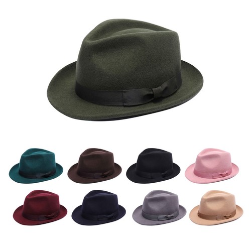100 australian wool trilby - 100%,