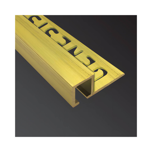 Solid brass square edge tile - square,