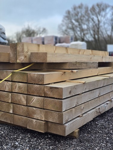 Treated timber sleepers - timber,