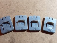 NOS Genuine VW Seat Runner Rail Guide Clips. VW Golf MK1/2/3 Vento Polo (4)