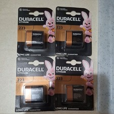4x Duracell 223 6V Lithium