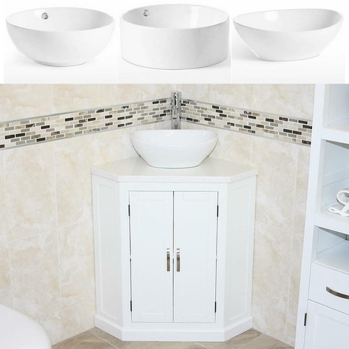 White painted bathroom vanity - painted,