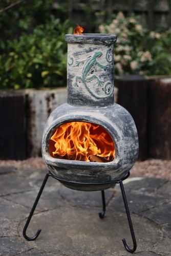 Medium mexican clay chimeneas - medium,