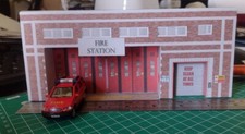 Oo Scale Low Relief fire