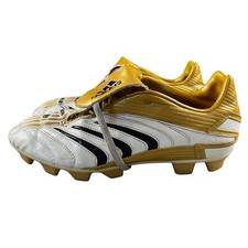 Adidas Predator ABSOLADO TRX FG Football Boots White Gold Men's UK 7 EU 40⅔