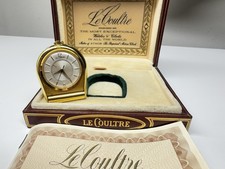 lecoultre alarm travel/pocket/pendant memovox swiss made watch with box & paper