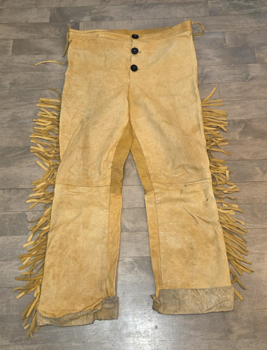 Vintage old buckskin leather - *vintage*,