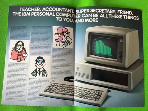 Vintage ibm brochure - vintage,
