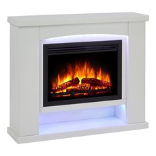 Endeavour Fires Ebberston 39 Electric Fireplace Suite and Realistic Flame & Log