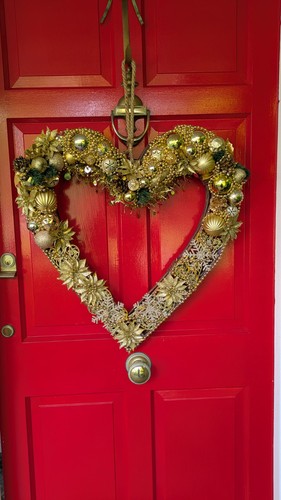 Heart shaped whicker - heart, wreath