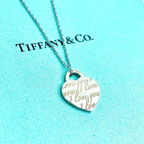 Tiffany notes heart tag - co.,