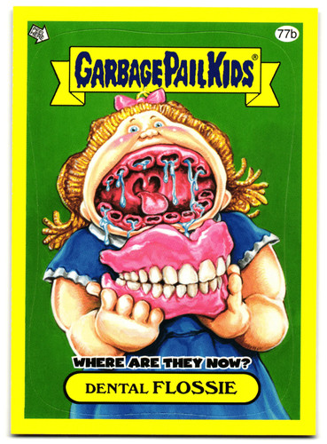 Dental flossie garbage pail - garbage,