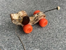 Fisher Price Little Snoopy Pull Along Toy 1960s Vintage