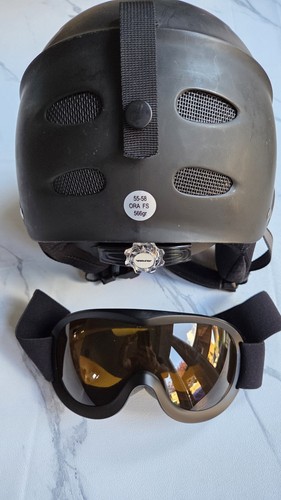 Alpine ski helmet - alpine, goggles