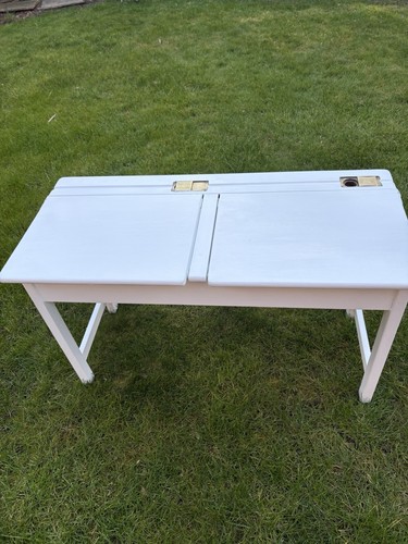 Vintage wooden double school - wooden,