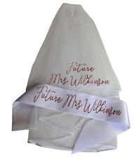 Hen Party Veil, Personalised
