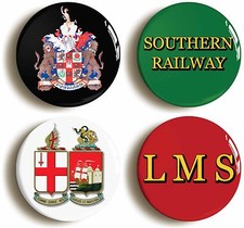 4 x BRITISH RAILWAYS BADGE