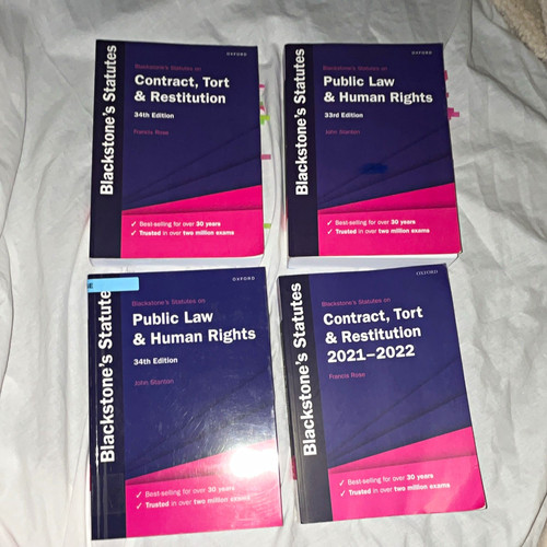 Oxford blackstone statutes - oxford, blackstone's