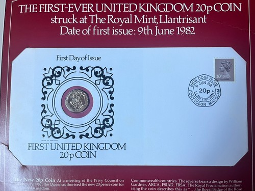 The first united kingdom 20p - first,