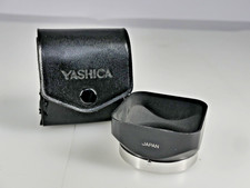 GENUINE YASHICA MAT 124G LENS HOOD FOR ROLLEI ROLLEIFLEX BAY 1 RI WITH CASE 2084