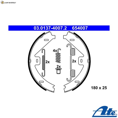 Brake shoe set parking - brake,