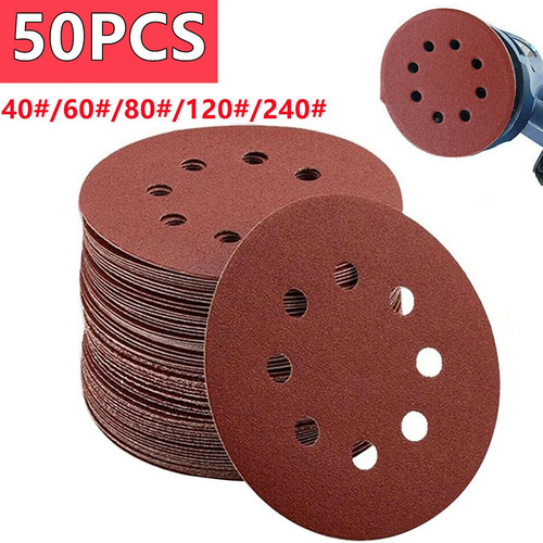 50pcs 125mm sanding discs - 125mm-,