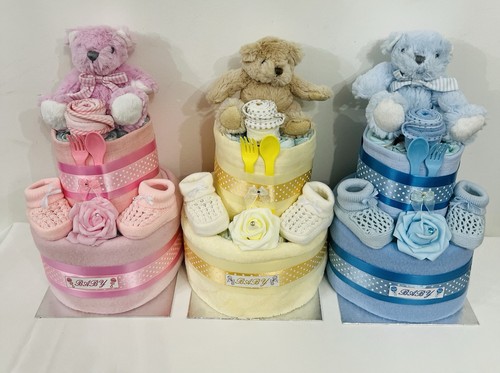 Tier nappy cake with suki - 2,