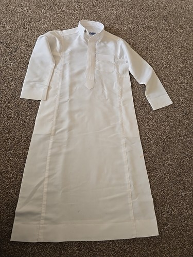 Boys white jubba abaya - boys, 5-6