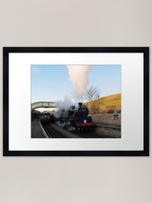 Corfe Castle station Framed