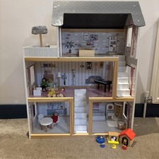 Wooden Dolls House With