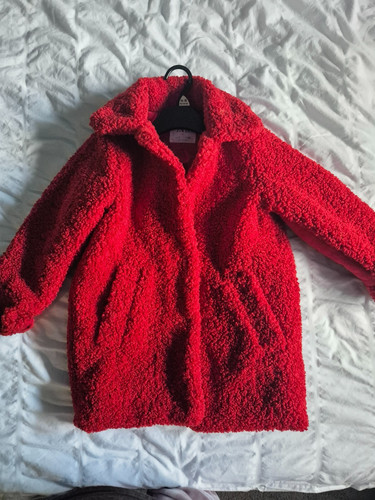 Girls red coat zara age - girls,
