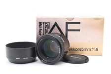 [Almost MINT/box]Nikon Nikkor AF 85mm F/1.8 Telephoto Portrait Lens  From JAPAN