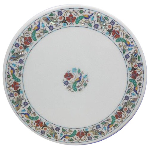 Marble coffee semi - 24",