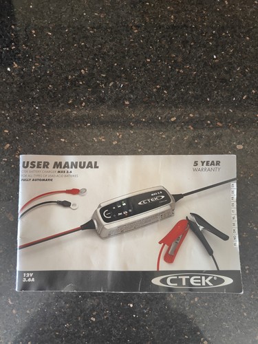 Ctek mxs battery - 3.6, charger