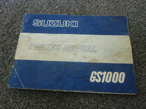 Genuine suzuki gs1000 - gs1000, gs1000e