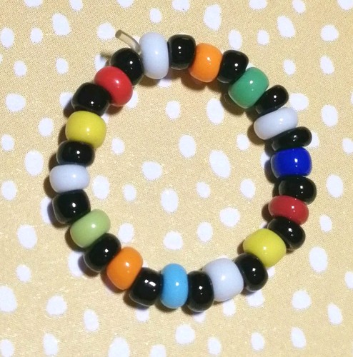 Black stripe multicolour - black, glass