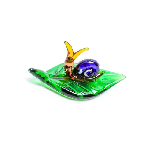 Art glass insect miniature - art,