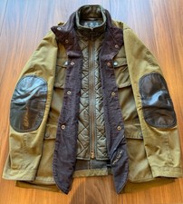 Barbour Ogston Wax Jacket in Olive (Small)