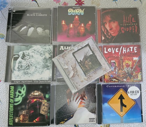 Classic rock job lot - job,