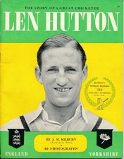 CRICKET BROCHURE - Story of Len Hutton England & Yorkshire 1949 - 36 pages