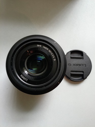Panasonic lumix 25mm - g, f/1.7