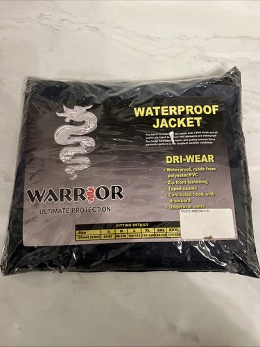 Warrior waterproof jacket - warrior, size
