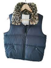 Ralph Lauren Denim & Supply Down Bodywarmer Women Size Large Padded Gilet Puffer