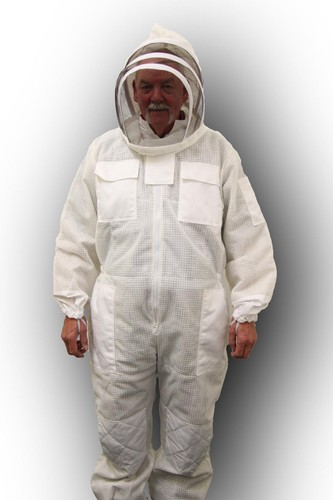 Beekeepers bee suit - bee, title