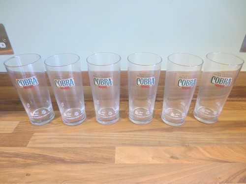 Cobra pint glasses - 6,